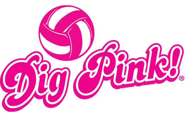 Girls volleyball wins in Dig Pink game