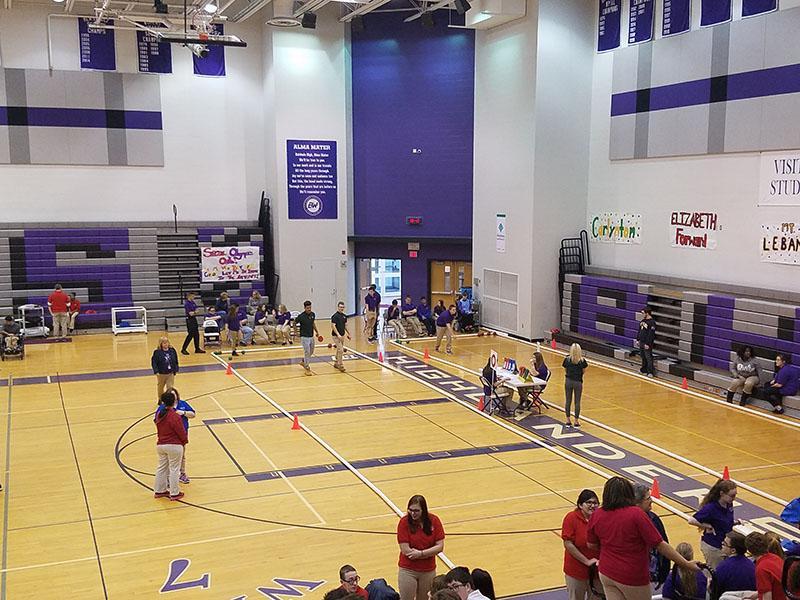 Baldwin bocce tournament  at the high school.