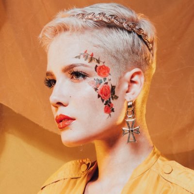 Halsey shows softer side in single