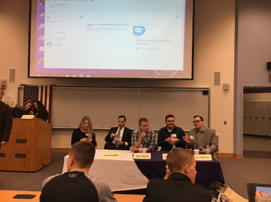 TV, radio, web journalists share stories with students