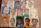 The portraits Baldwin art students are giving to orphans.