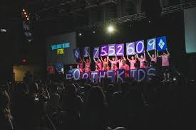 Nearly 300 high schools and middle schools across the country participate in Mini-THON, a months-long fundraiser to battle childhood cancer that wraps up with an all-night celebration at school.