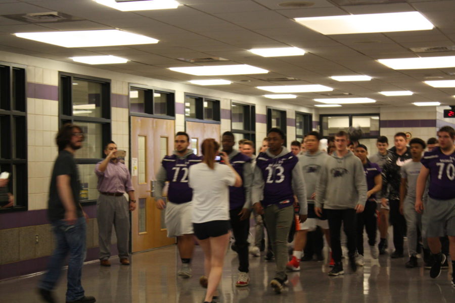Davic films the Football team´s portion of the Lip Dub. Their song was ¨Backstreets Back´ by the Backstreet Boys. 