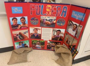 The Spanish Club is selling bracelets through the Pulsera Project, a non-profit organization that supports artisans in Guatemala and Nicaragua.