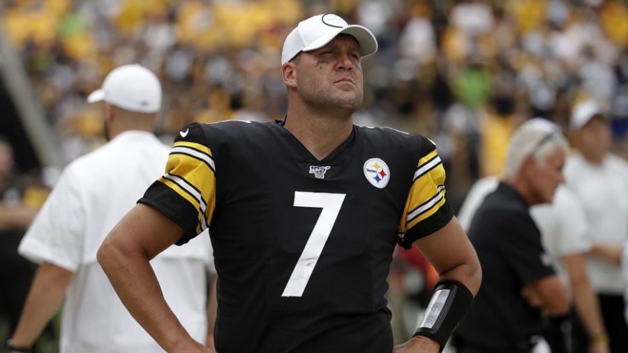 Ben+Roethlisberger+will+be+sidelined+the+rest+of+the+season+with+an+elbow+injury.