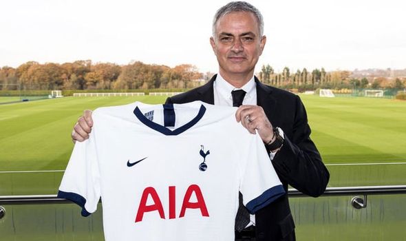 Jose Mourinho selected as new manager for the Tottenham Hotspurs.