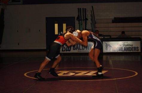 The Baldwin wresting team suffered a loss last night to Bethel Park. 