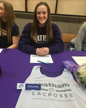 Darryn Sleeman will continue her lacrosse career at Chatham University.