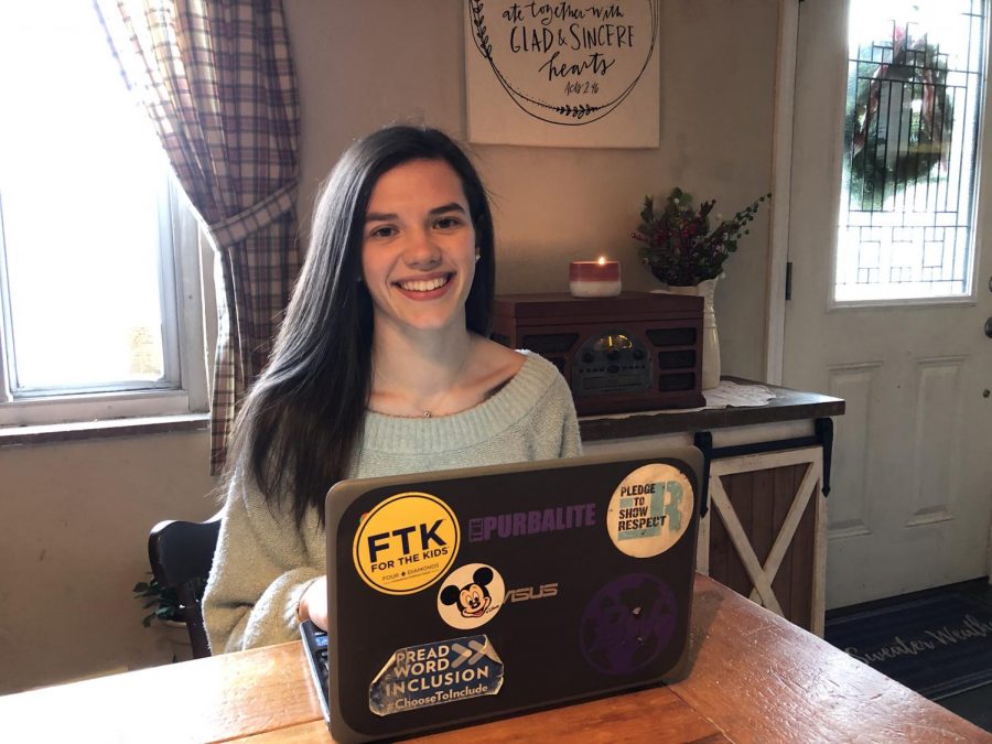 Grace Hampton has been a remote student since school started. Now, all Baldwin students will be remote through December 11.