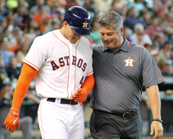 George Springer (pictured left) agreed to a $150 million contract with the Toronto Blue Jays.