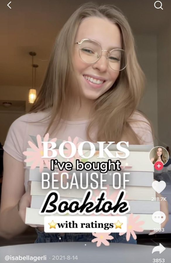 Popular 'Booktok' creator, Isabelle Gerli, shares recommendations with her followers similar to many other creators.