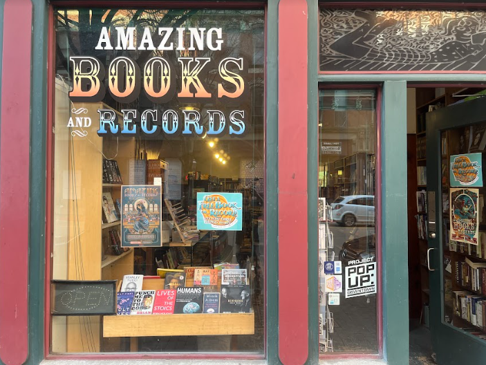 Amazing Books & Records offers a wide selection of used books.