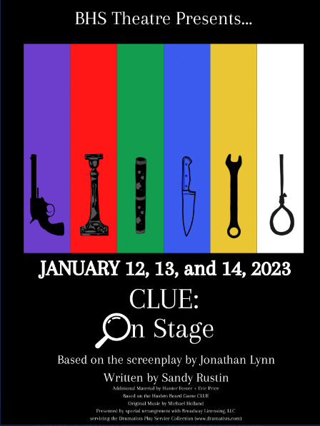Thats why this years winter play, which was announced on Wednesday, is Clue.