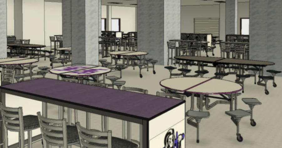 Both+cafes+will+be+getting+new+seating+after+winter+break.+Principal+Shaun+Tomaszewski+said+that+when+he+started+here+four+years+ago%2C+he+noticed+that+the+cafeteria+seating+needed+to+be+updated.+