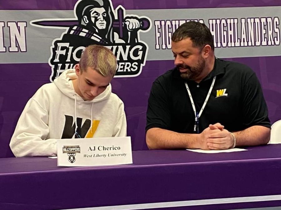 A.J. Cherico is going to compete in Division II track and field at West Liberty University.
