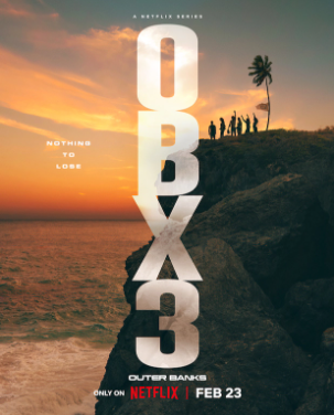 The Outer Banks season three premiered on Netflix in 2023. 
