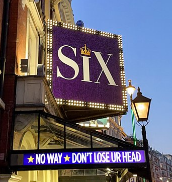 Six is a Musical about Henry the VIIIs Six wives.