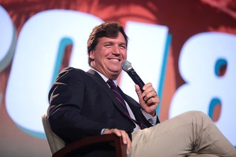 Fox news host Tucker Carlson makes comments on world problems.