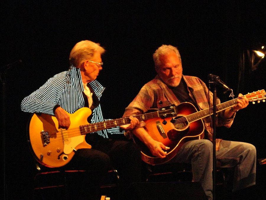 Jack Casady and Jorma Kaukonen of Hot Tuna are pictured in a 2013 Boston concert. They performed Monday in Pittsburgh. 