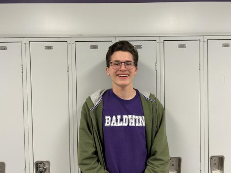 Junior Kevin Hutchinson is ready to take on his role as the 2023-24 Baldwin Highlander.