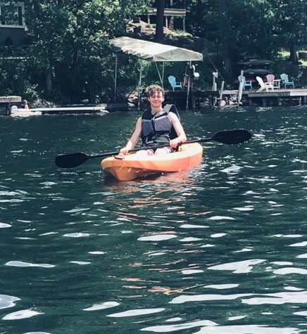 Shawn Negley enjoyed kayaking with his family at Findley Lake, New York.