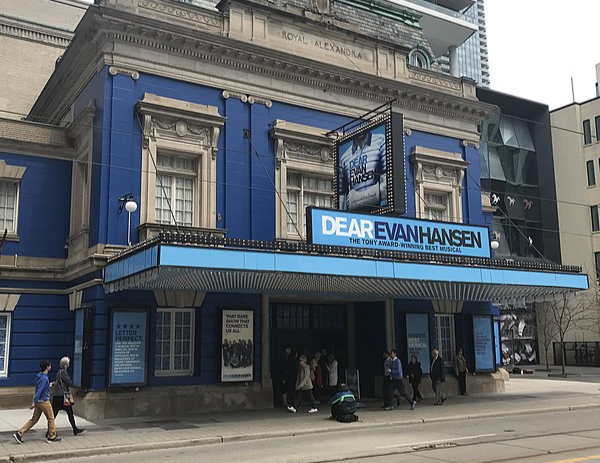Dear Evan Hansen came to Royal Alexandra Theater of Toronto in 2019. While on tour, the musical came to the Benedum Center in Pittsburgh and played throughout May.