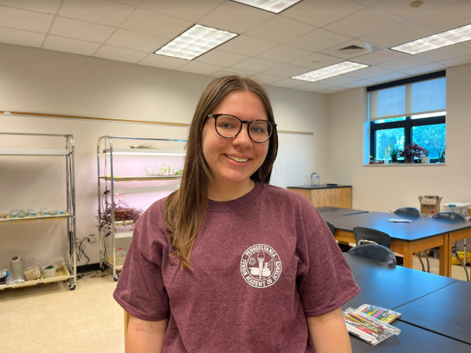 Toman considers herself as having strengths in  science and english