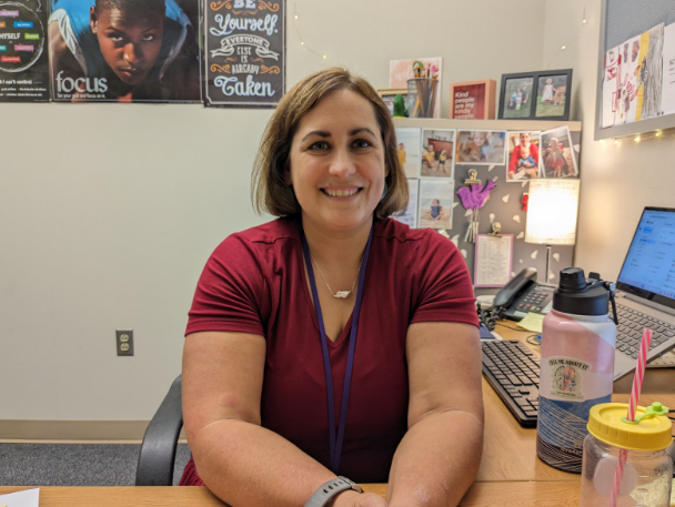 School Counselor Julie Sumper is starting her first year working at Baldwin High School.
