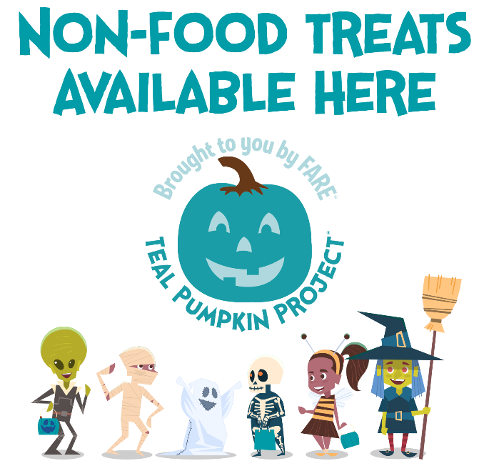 Food Allergy Awareness and Educations Teal Pumpkin Project is an effort to raise awareness about food allergies.