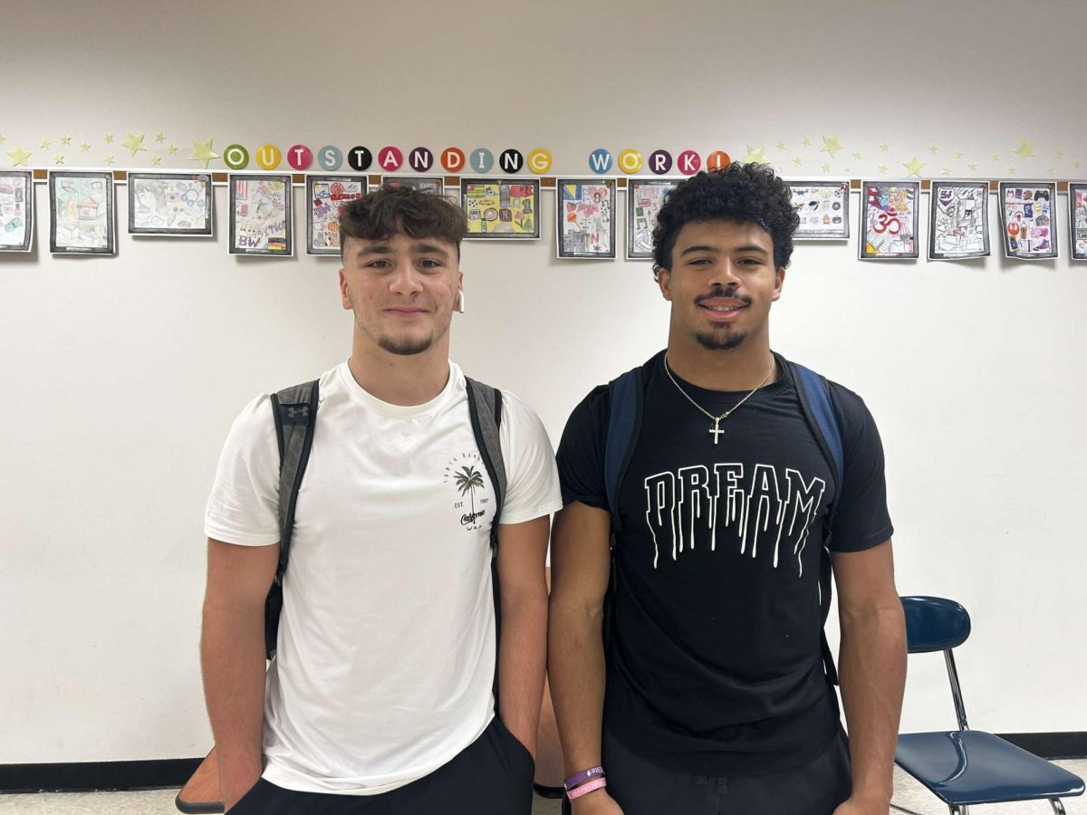 Seniors Andrew Sharp and Keith Mincin were rewarded the 2023 Steelers All-Peer Team.