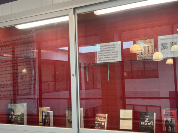 Display case shines light on the cases of missing and murdered Indigenous women. 