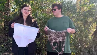 Advanced Placement Environmental Science students participated in the Soil Your Undies experiment to test soil quality.