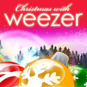 Christmas With Weezer is a six-track album composed of rock covers on classic holiday hits. Photo via DGC Records.