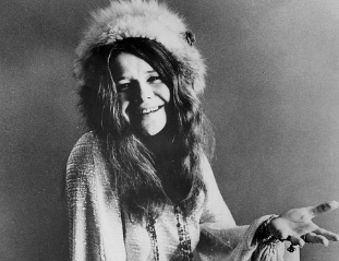 Janis Joplin’s album Pearl was released posthumously on Jan. 11, 1971, and became her best-selling album. Janis Joplin by Albert B. Grossman Management is licensed in the public domain. 
