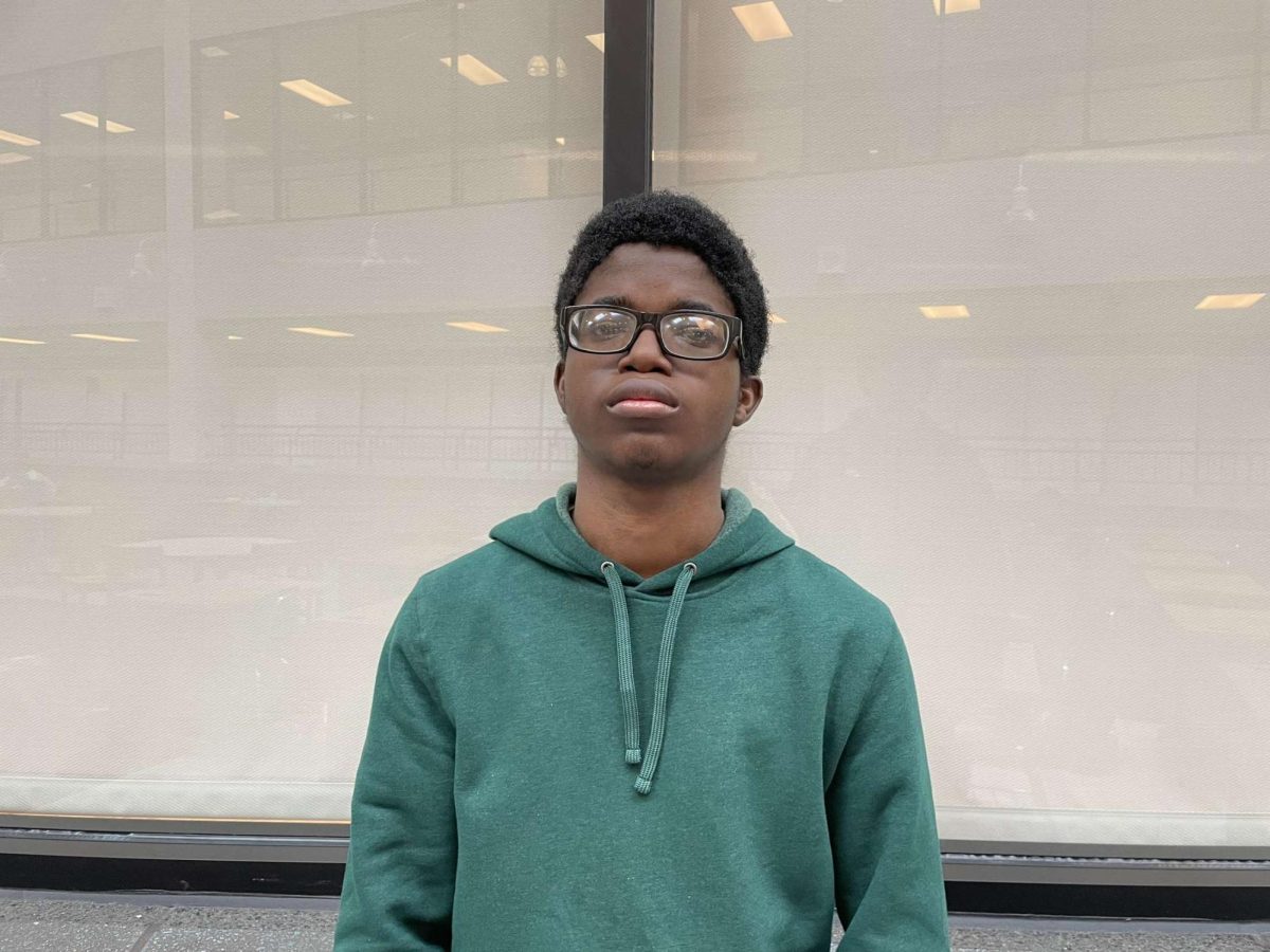 Senior Tom Ojo was the first-place winner at Baldwins 2023 Poetry Out Loud competition.