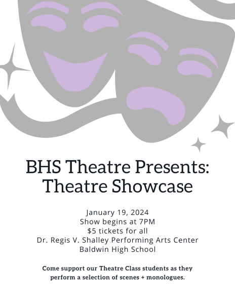 Baldwin will be hosting its first Theatre Showcase on Friday. Photo courtesy of Baldwin Theatre Program. 

