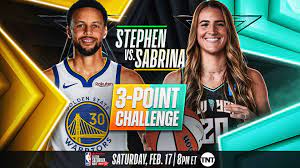 Stephen Curry and Sabrina Ionescu are set to face off in a three-point contest during All-Star Weekend.
