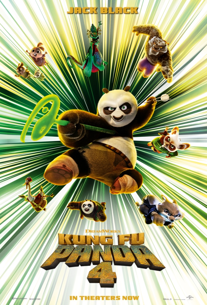 Kung Fu Panda 4 is a continuation of the Kung Fu Panda movie franchise. Photo Courtesy of  Universal Pictures.