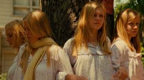 The Virgin Suicides is a movie about five teenage sisters told from the perspective of the neighborhood boys. Photo courtesy of Paramount Pictures