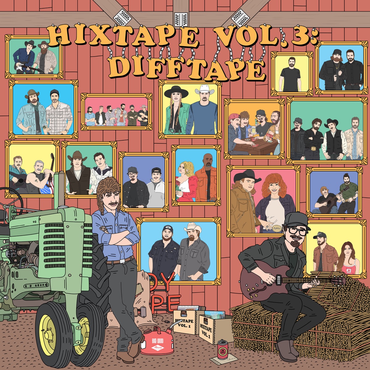 Hixtape Volume 3 features songs that were written by Joe Diffie before he passed away. Photo via Apple Music