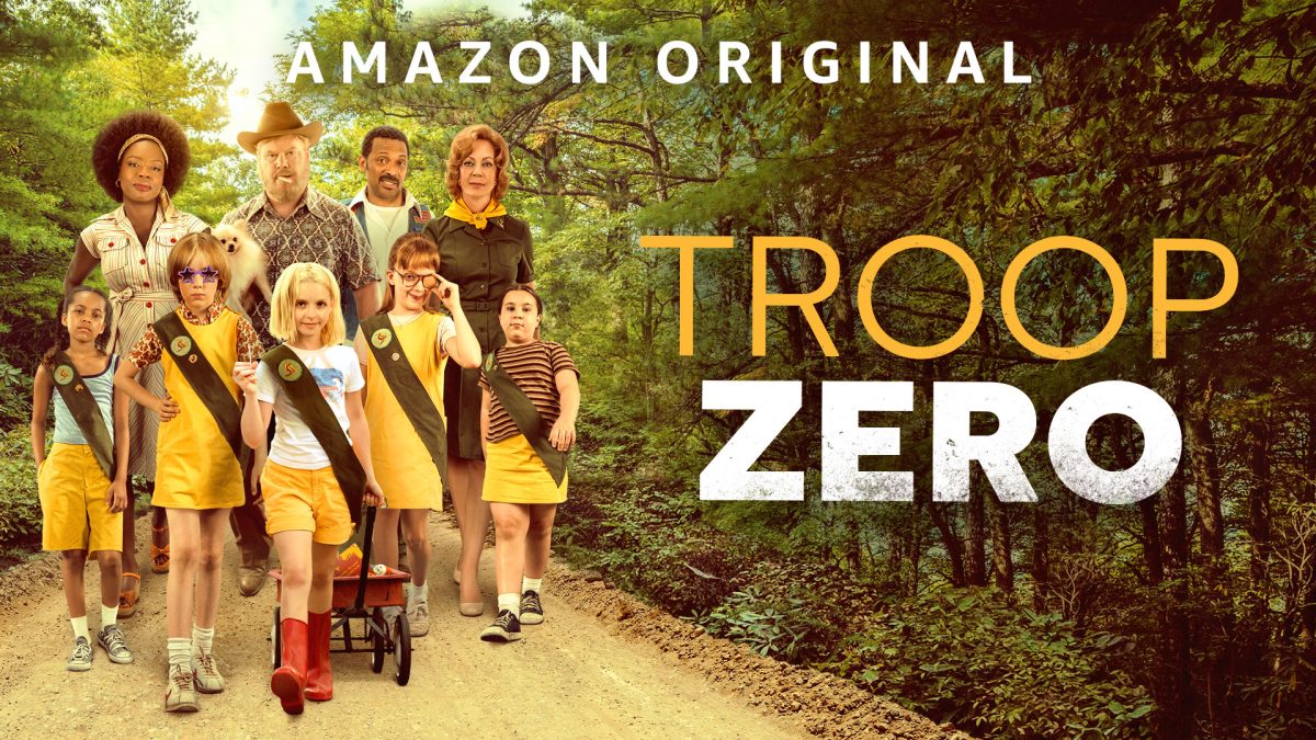 Troop Zero is a movie about Girl Scouts who visit NASA. Image Via Amazon Studios. 
