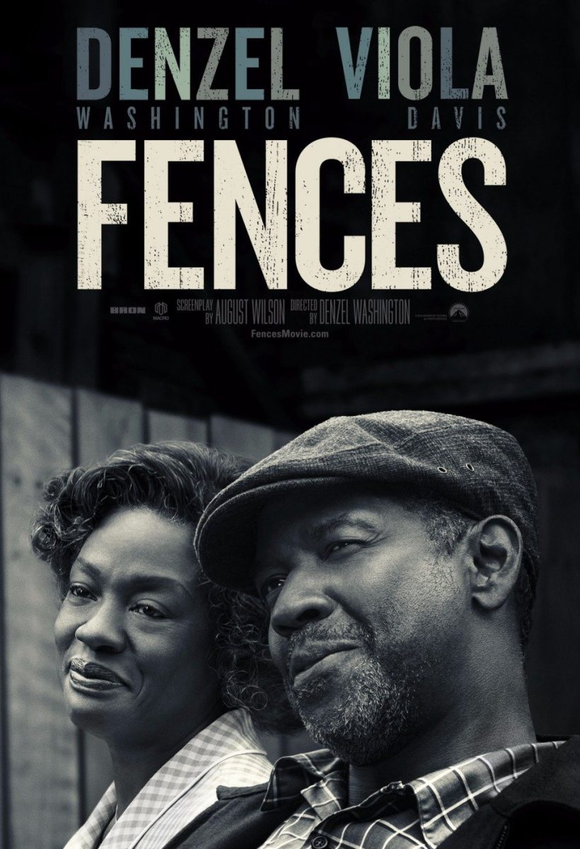 Fences is a movie about racism in America.  Image via Paramount Pictures. 