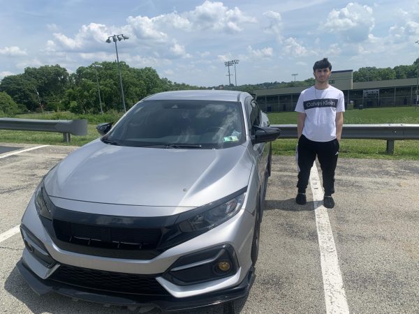 Senior Mustafa Islamov has owned his 2020 Honda Civic Sports Hatchback for 8 months.