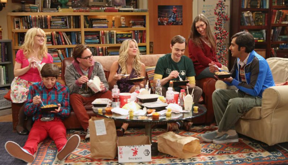 The Big Bang Theory is a series that explores the lives of a group of intelligent friends.