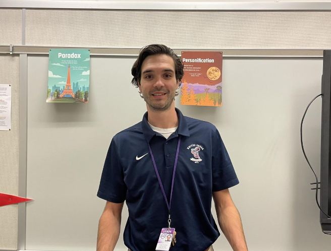 English teacher Benjamin Aikens found his passion for teaching while tutoring students during a work-study program.