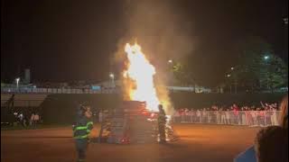 The Baldwin High School 2024 homecoming carnival concluded with the traditional bonfire.