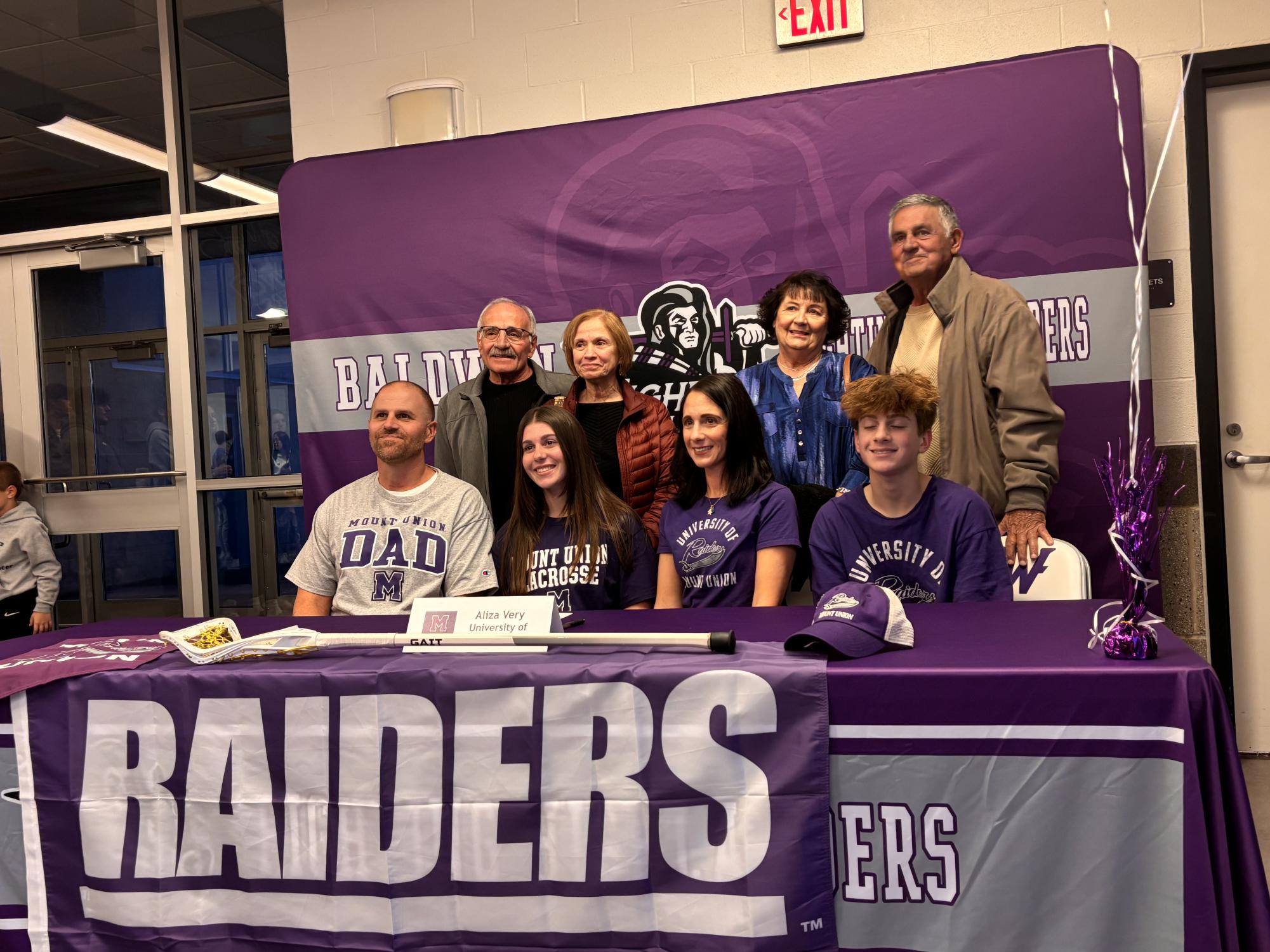 Senior Aliza Very will continue her lacrosse career at the University of Mount Union.