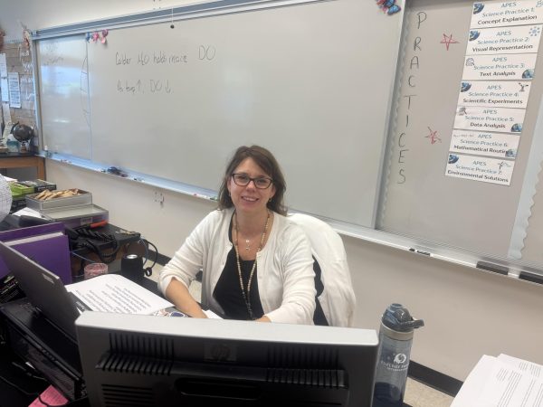 Tina Gaser acts as both a teacher and science coach for the new science curriculum. 