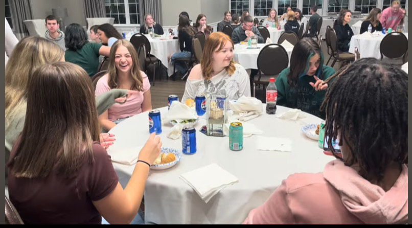 Baldwin High School's American Sign Language Club hosted a silent dinner last week.