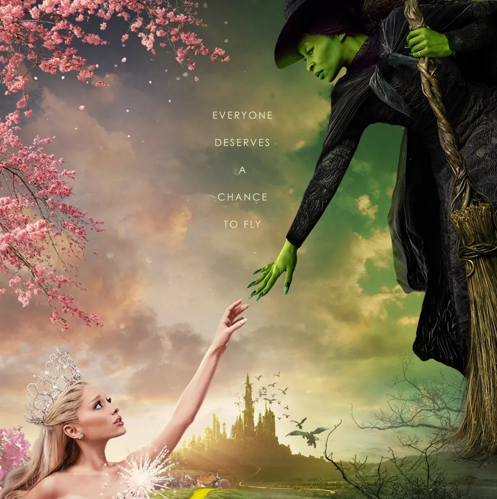 The new movie 'Wicked' features Ariana Grande and Cynthia Erivo as its main characters. Image courtesy Marc Platt Productions and Universal Pictures.